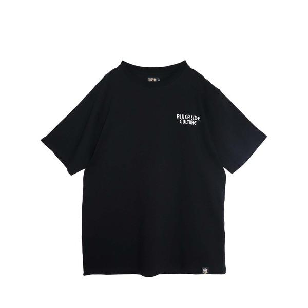 tシャツ RIVERSIDECLUTURE / ナイル川モチーフ FRONTロゴ刺繍 TEE(M4)...