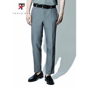 パンツ スラックス メンズ 「高通気/洗える」GOOD BIZ PANTS　ノータック　ベージュ/グレー｜ZOZOTOWN Yahoo!店