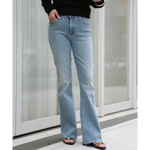 パンツ デニム ジーンズ  FLARE デニム L/BLUE