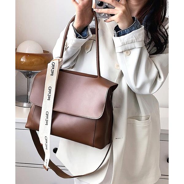 トートバッグ ストラップソフトショルダー＆ハンドバッグ  A4 レディース