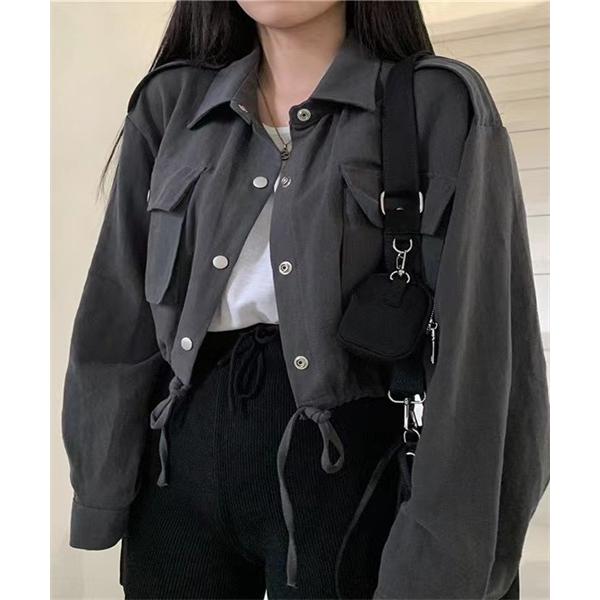 ブルゾン アウター ショート丈ブルゾン レディース