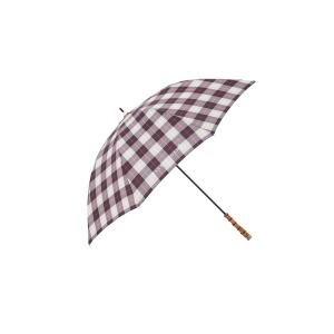 レディース 傘 HERIOT BAMBOO HANDLE STICK UMBRELLA｜zozo