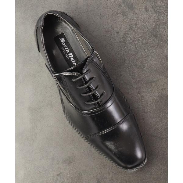 ビジネスシューズ NorthDate NDピンスパイク付き冬道用ストレートチップビジネスシューズ メ...