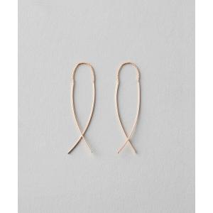 agnes b.（アニエスベー） ピアス b.” ロゴ ピアス ”ICONIC - ITALIC B