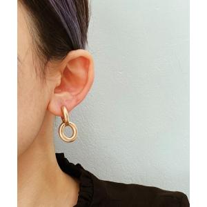 miu ミュウミュウ MIU PIERCED EARRINGS クリスタル付 メタル ピアス
