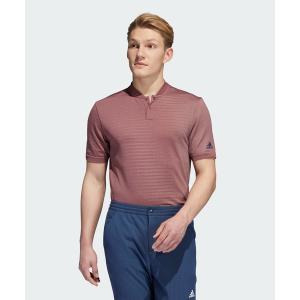 ポロシャツ メンズ サイドシームレス 半袖ボタンスタンドカラーシャツ「adidas Golf/アディダスゴルフ」｜zozo