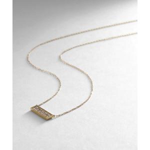 ete（エテ） ネックレス K18 パーティクル ネックレス レディース