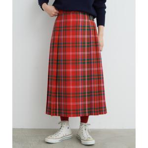 スカート タータンチェックプリーツスカート