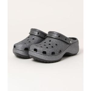 サンダル 《crocs》CLプラットフォームグリッター2.0CgWS