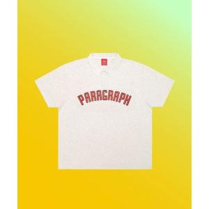 メンズ ポロシャツ 「Paragraph/パラグラフ」アーチロゴ POLO/No.43/22SS｜zozo