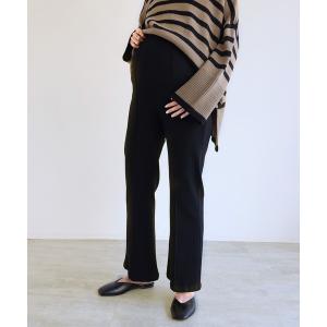 マタニティ ストレッチフレアパンツ