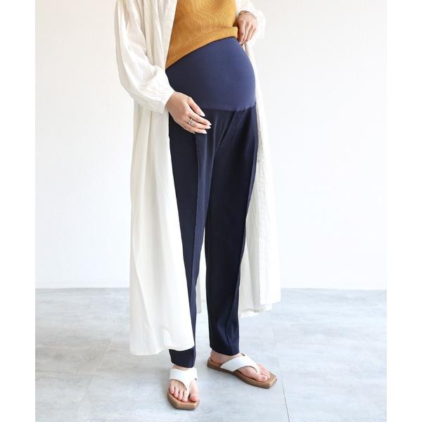 マタニティ 「マタニティ」ストレッチテーパードパンツ