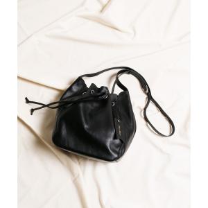 ショルダーバッグ バッグ Marie Louise マリールイーズ / レザーストラップ巾着ショルダーバッグ バケツバッグ / MLS-B006 レデ