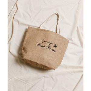 トートバッグ Marie Louise マリールイーズ / ロゴプリントビッグトートバッグ ジュートバッグ / MLS-B023 レディース メンズ