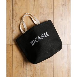 トートバッグ バッグ レディース BICASH ビカーシ / ロゴプリントビッグトートバッグ ジュートバッグ / B858｜ZOZOTOWN Yahoo!店