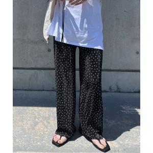 【国内発送】Max Mara マックスマーラ イージーパンツ ドット柄 国内発送】Max Mara マックスマーラ イージーパンツ ドット柄