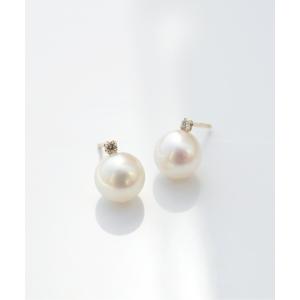 【anq.】K10 ペアシェイプ　ダイヤモンドパヴェピアス anq.】K10 ペアシェイプ ダイヤモンドパヴェピアス | KU-CROISSANT 公式