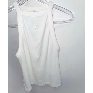 タンクトップ 【COURREGES/クレージュ】COTTON TANK TOP｜zozo