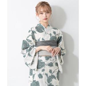utatane 浴衣 浴衣3点セット 綿麻 水色の朝顔 レディース : ZOZOTOWN
