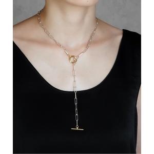 ネックレス 「ISOLATION / アイソレーション」Silver925 Rectangle Chain  Necklace / レクタングルチェーン マンテルネックレス レディース メンズ