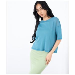 tシャツ シアーネットTシャツ レディース