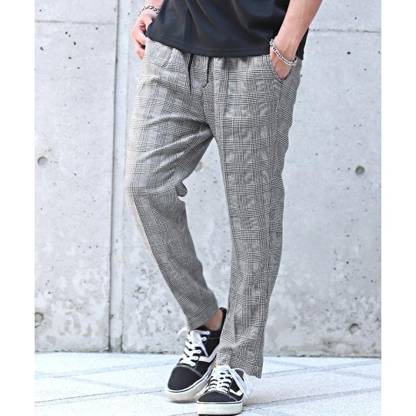 スラックス T/Rアンクルテーパードパンツ メンズ