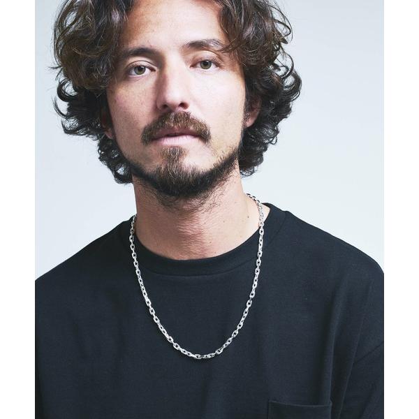 ネックレス SILVER925 4面カットアズキ チェーン（太） ネックレス60m メンズ