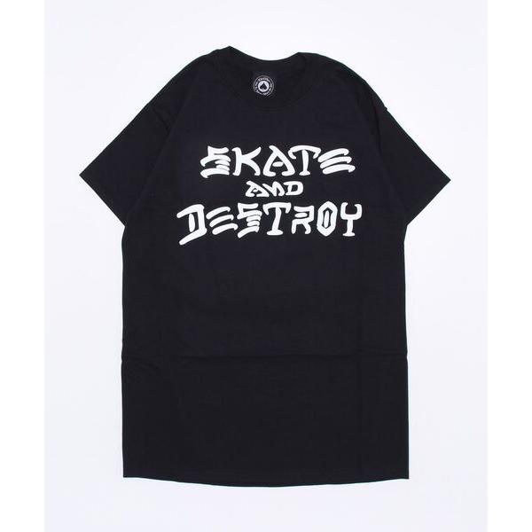 tシャツ 「THRASHER」（UN）SKATE AND DESTROY TEE メンズ レディース