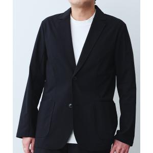 スーツ ジャケット メンズ ＩＥＤＩＴ　ＵＶカット・吸汗速乾・接触冷感がうれしい　エアノビライト涼やかメンズジャケット「ブラック」