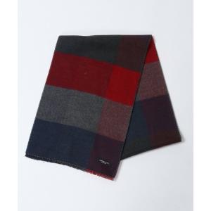 マフラー 「V.FRAAS(ヴィ・フラース)」チェック/ピンドットリバーシブルマフラー メンズ