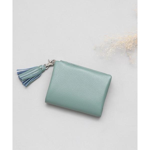財布 「BEAURE/ビュレ」タッセル付き 本革 2つ折り レザー ウォレット レディース メンズ