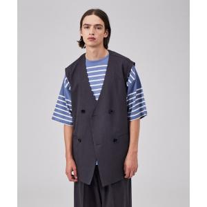 Engineered Garments◇23AW/ロングキルティングベスト/--/--/BLK