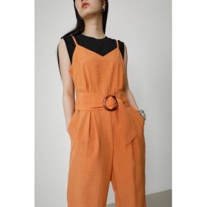 オールインワン WAIST BELT ROMPERS/ウエストベルトロンパース レディース