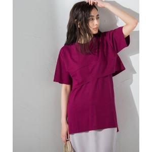 tシャツ 「socolla」「2点セット」レイヤードセットTシャツ レディース