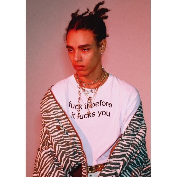 ネックレス BLACK TRIANGLE DESIGN SPIKE ＆ ball chain mid...