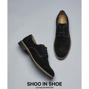 ビジネスシューズ 「SHOO IN SHOE」スエード プレーントゥシューズ / ダービーシューズ 一部店舗＋WEB限定 メンズ