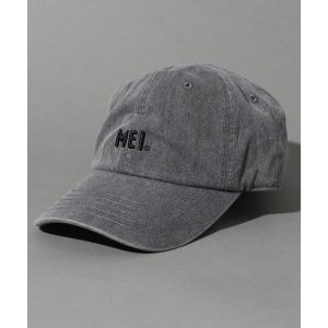 キャップ 帽子 「MEI/メイ」 LOW CAP PIGMENT/ローキャップ ピグメント加工 メンズ レディース