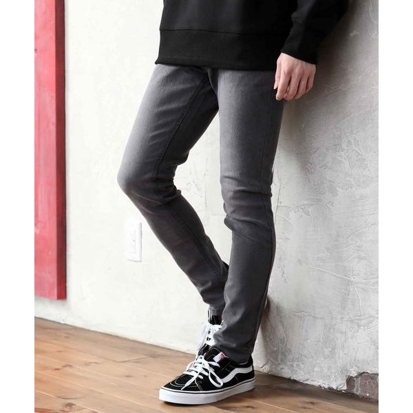 ジーンズ ビンテージ加工 スーパーストレッチ スキニーデニムパンツ メンズ