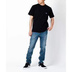 tシャツ MAISON KITSUNE NAVY FOX PATCH CLASSIC POCKET TEE-SHIRT メゾン キツネ ネイビーフォックス パッチ ワンポイント ポケット 半袖 Tシャツ