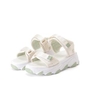 サンダル ベルクロ厚底スポーツサンダル