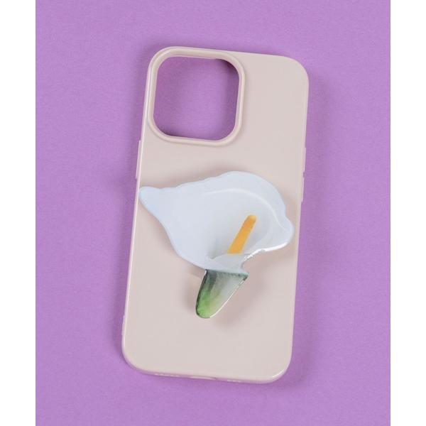 スマホケース フラワーグリップ / グリップトップ スマホカバー iPhoneケース ( 7 / 8...