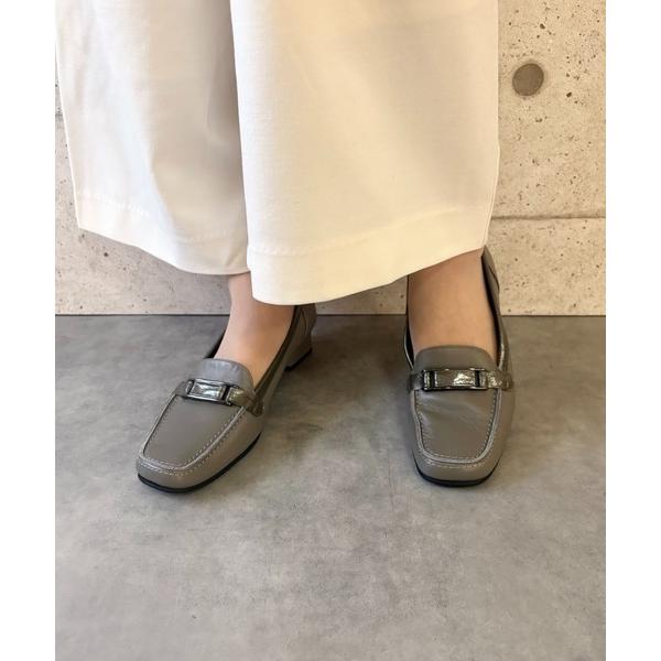 デッキシューズ モカシン 「日本製／本革」ふかふか 柔らかい バックルつきローファー レディース