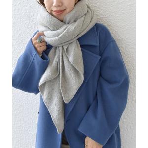 ストール *SHIPS any:〈手洗い可能〉フラッフィー ニュアンス