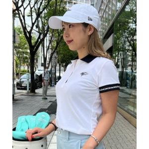ポロシャツ ＜WOMEN＞BEAMS GOLF ORANGE LABEL / メッセージプリント