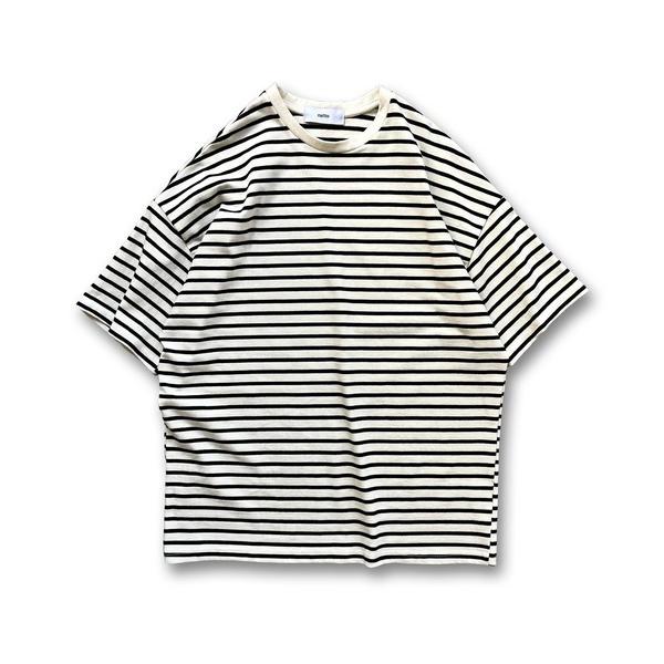 tシャツ 「ユニセックスアイテム」loose silhouette border tee / ルーズ...