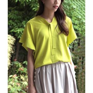 Jines ブラウス シャツ マットジョーゼットドレープブラウス Jines ブラウス シャツ マットジョーゼットドレープブラウス