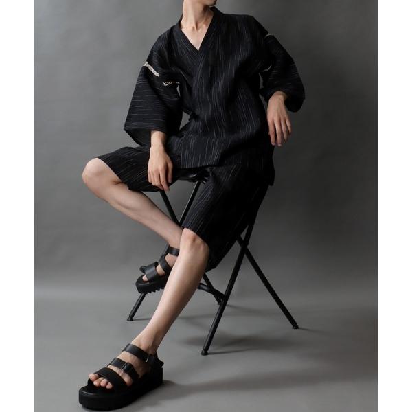 浴衣 しじら織り 甚平 メンズ レディース