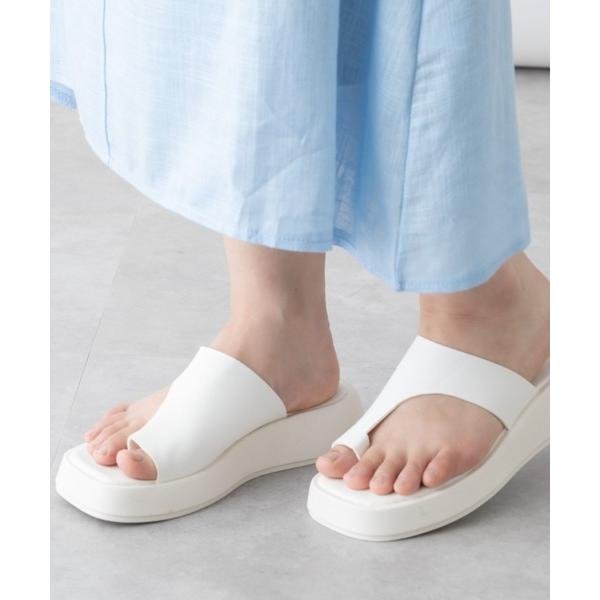 サンダル プラットフォームトングサンダル レディース