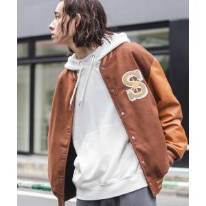 ジャケット スタジャン WEGO/メルトンワッペンスタジャン