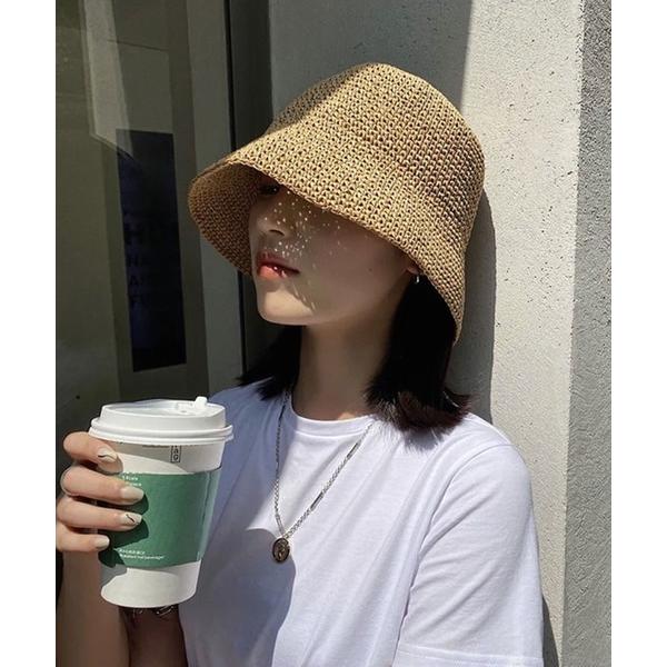 帽子 ハット 「 ammy. / エイミードット 」 麦わら ペーパーハット ベルハット レディース...